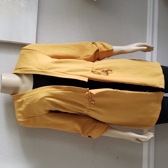 Dudes Yellow Long Blazer Size L - Picture 3 of 6